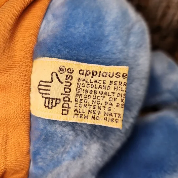 Vintage 1985 Gummi Bears Tummi Plush Walt Disney Applause 14” Stuffed Animal - Picture 5 of 7